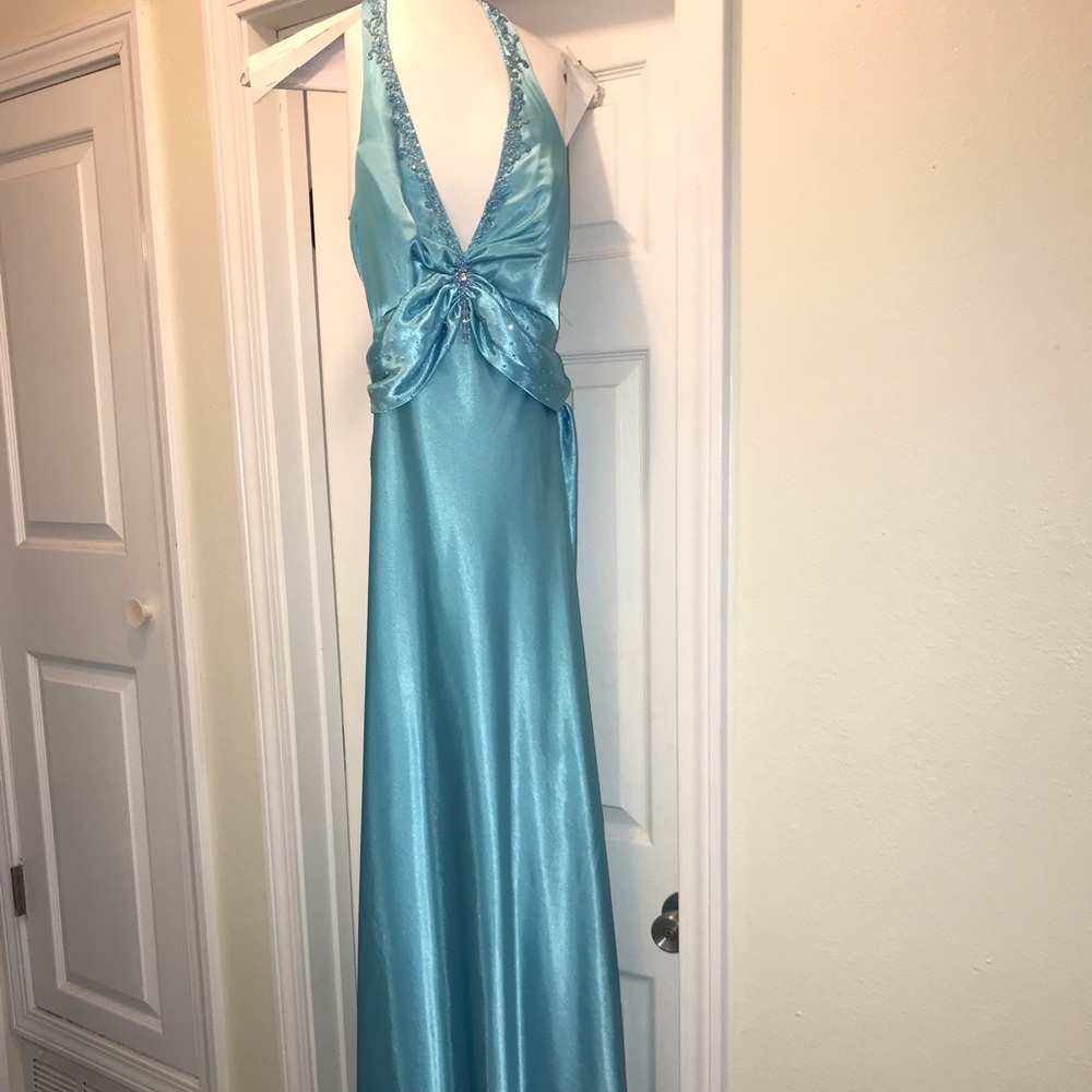 Prom dress, princess blue!